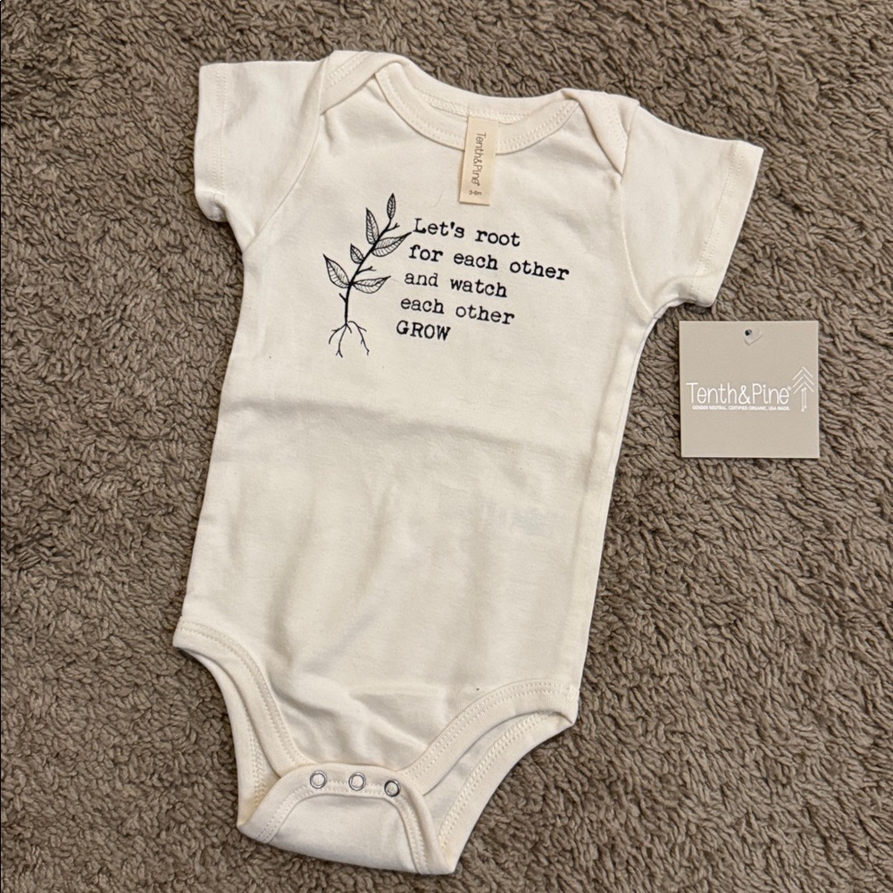 Tenth & Pine ‘Root for Each Other’ Baby Bodysuit